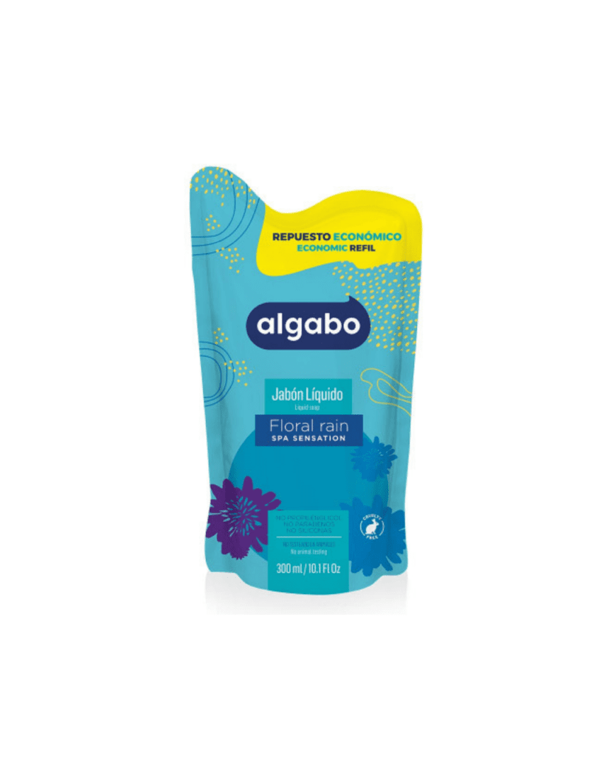 Algabo jabón liquido floral rain doypack 300ml