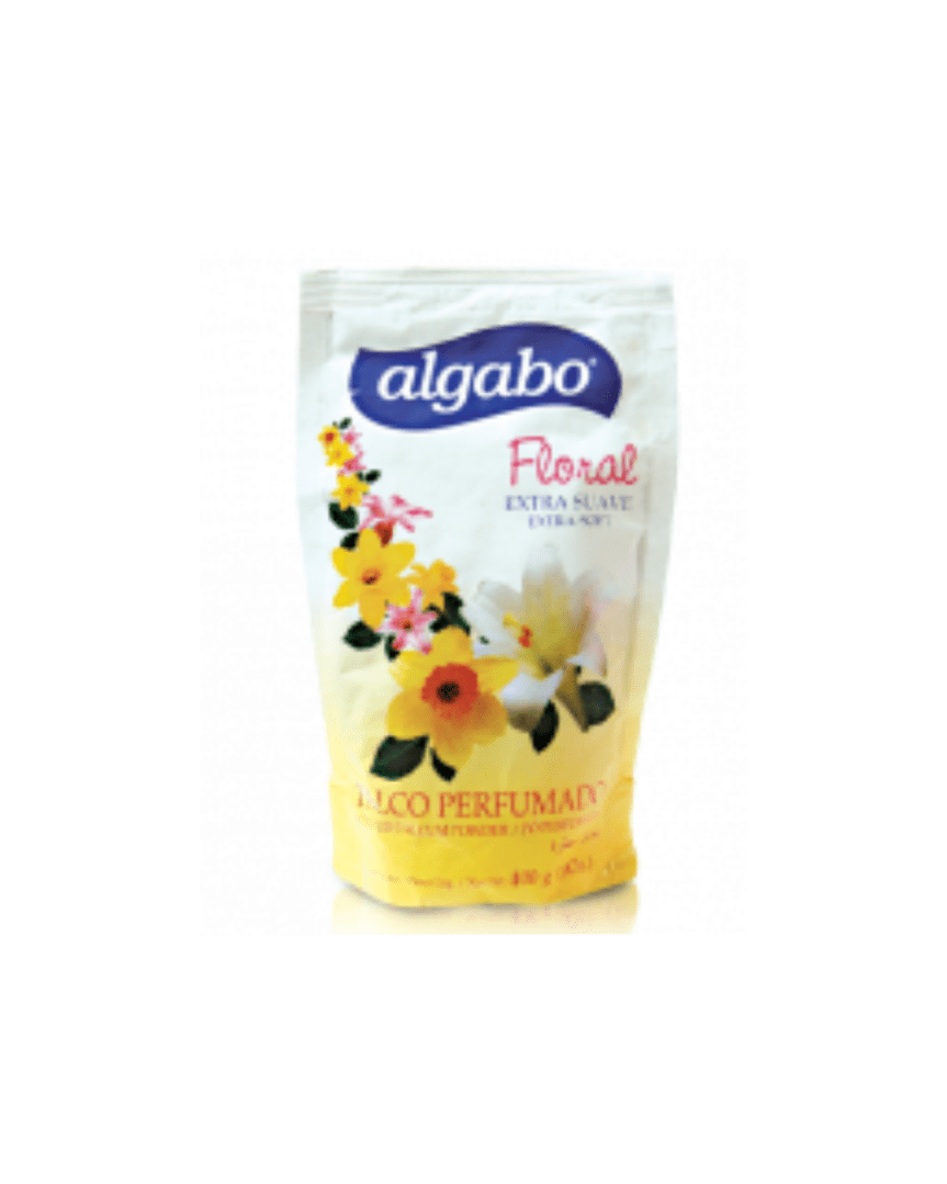 Algabo talco bolsa floral 200gr