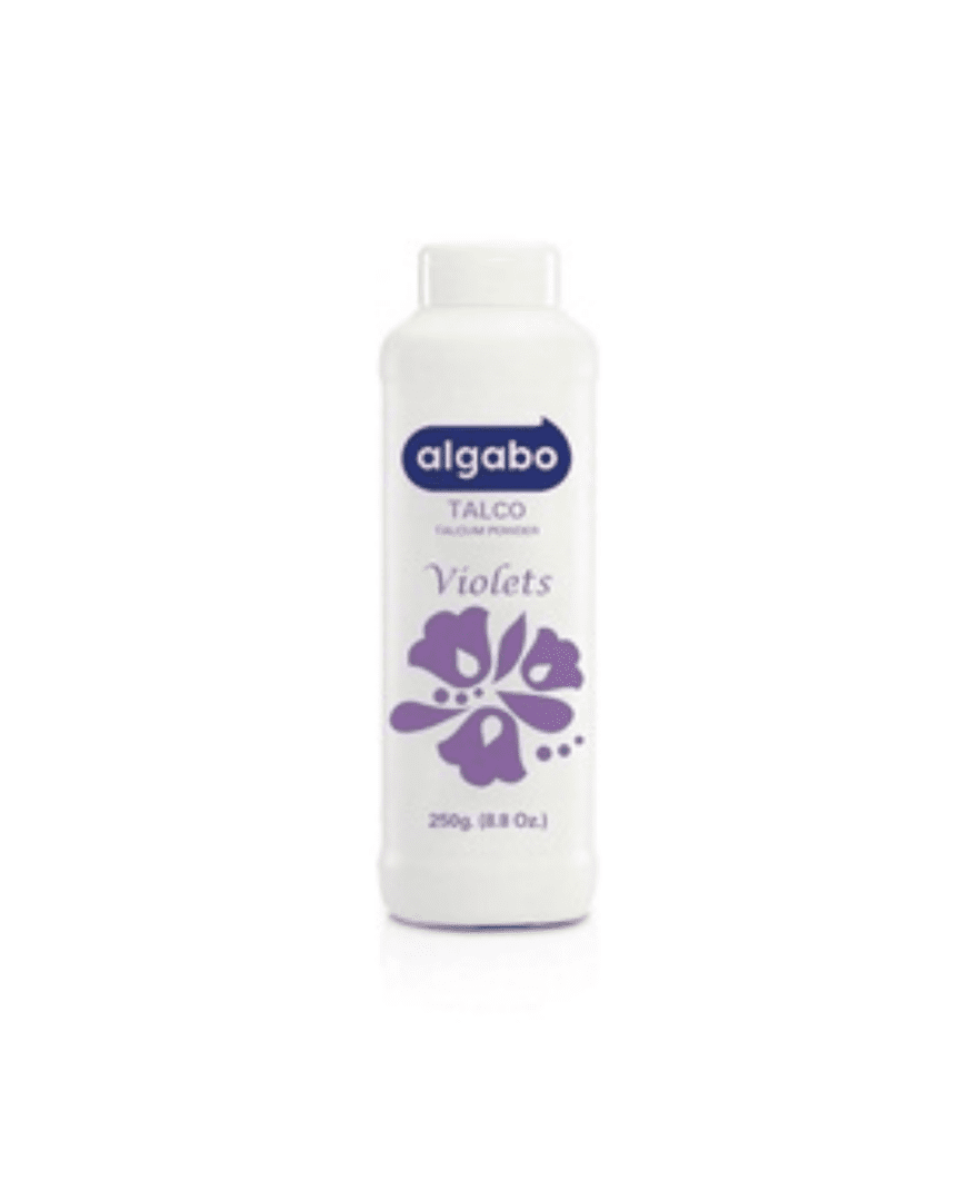 Algabo talco perfumado violetas 250gr