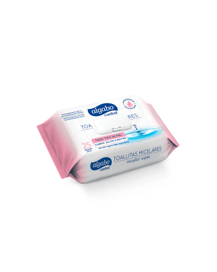 Algabo toallitas desmaquillantes agua micelar x25