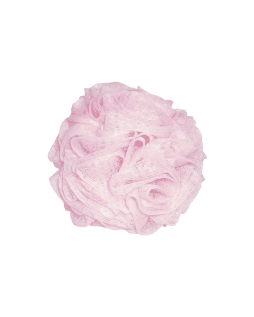 Esponja spa pompon exfoliante