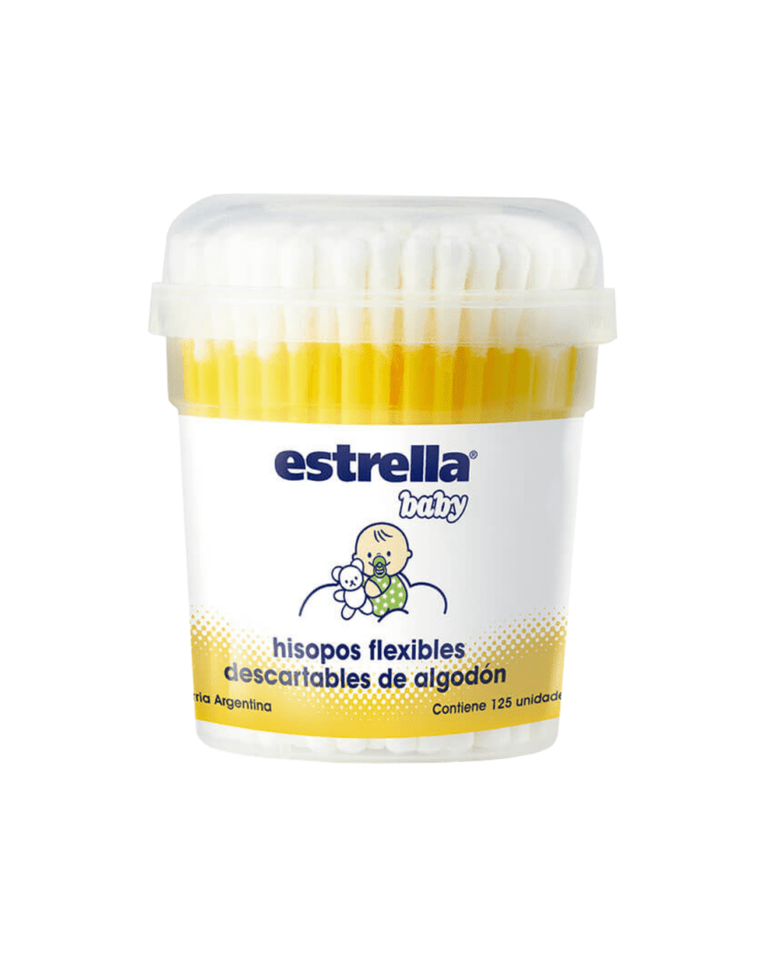 Estrella hisopos 125 unidades