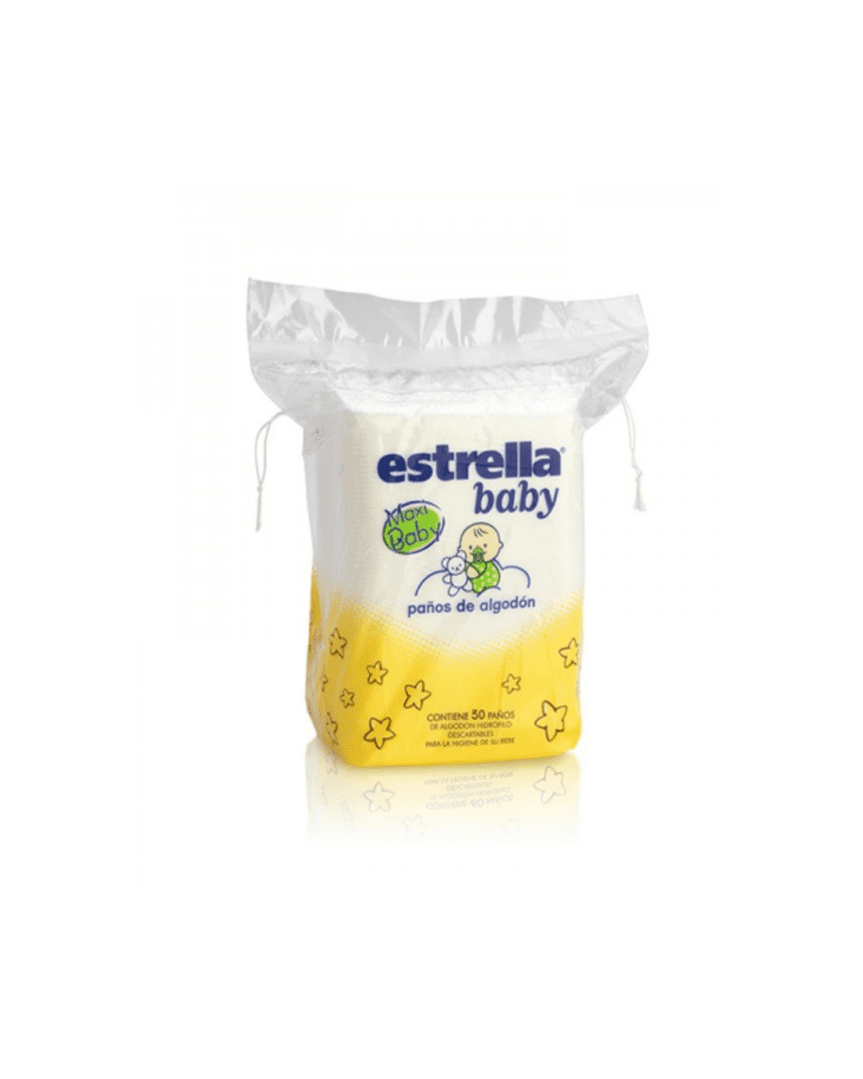 Estrella paños de algodón Maxi baby x50
