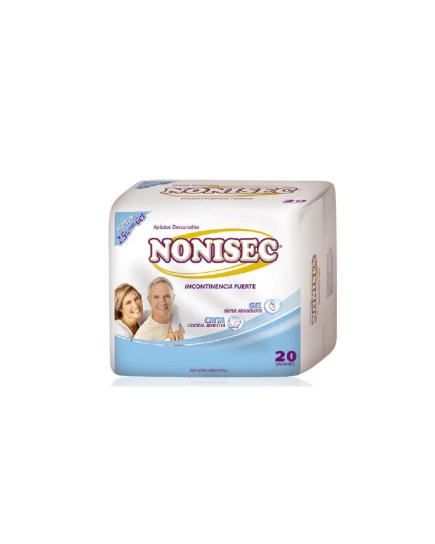 Nonisec apósito incontinencia fuerte x20
