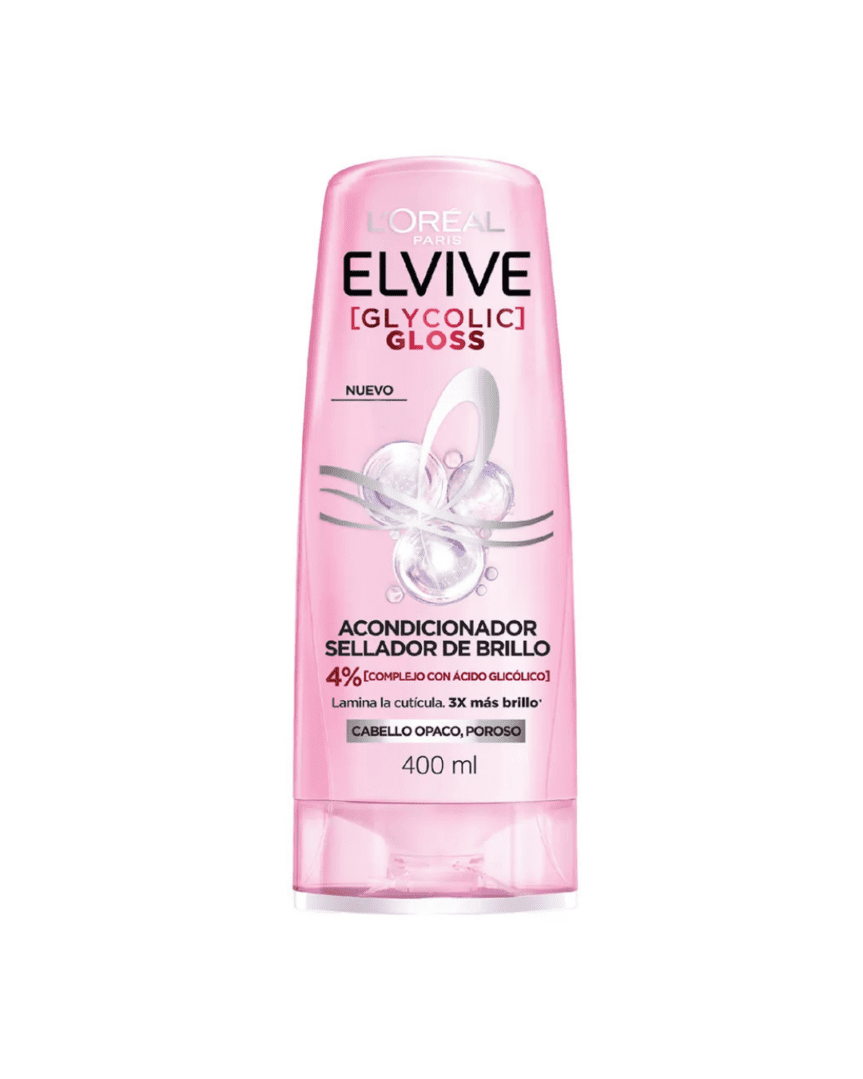 Elvive acondicionador glycolic cristal 400ml