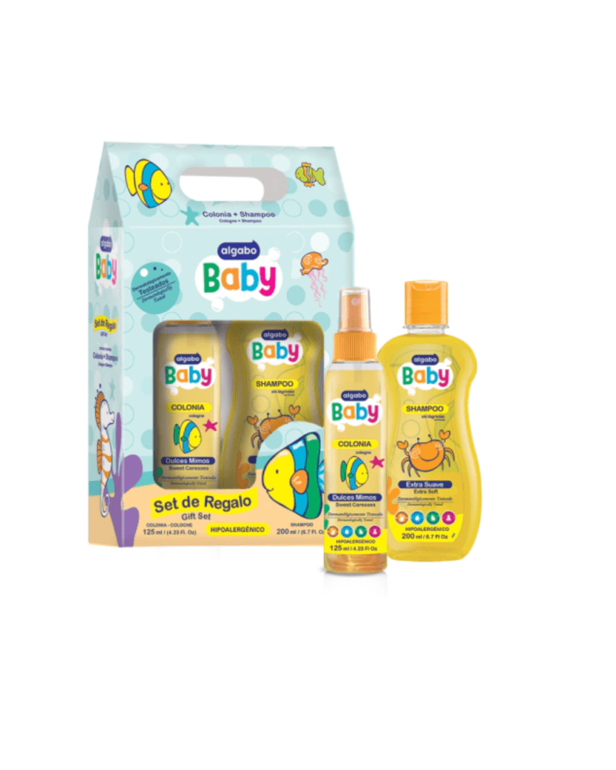 Algabo baby estuche colonia + fécula