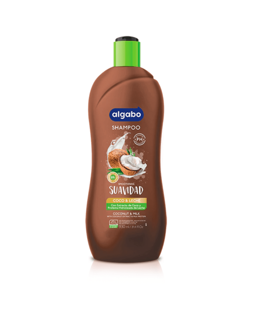 Algabo shampoo coco y leche 930ml