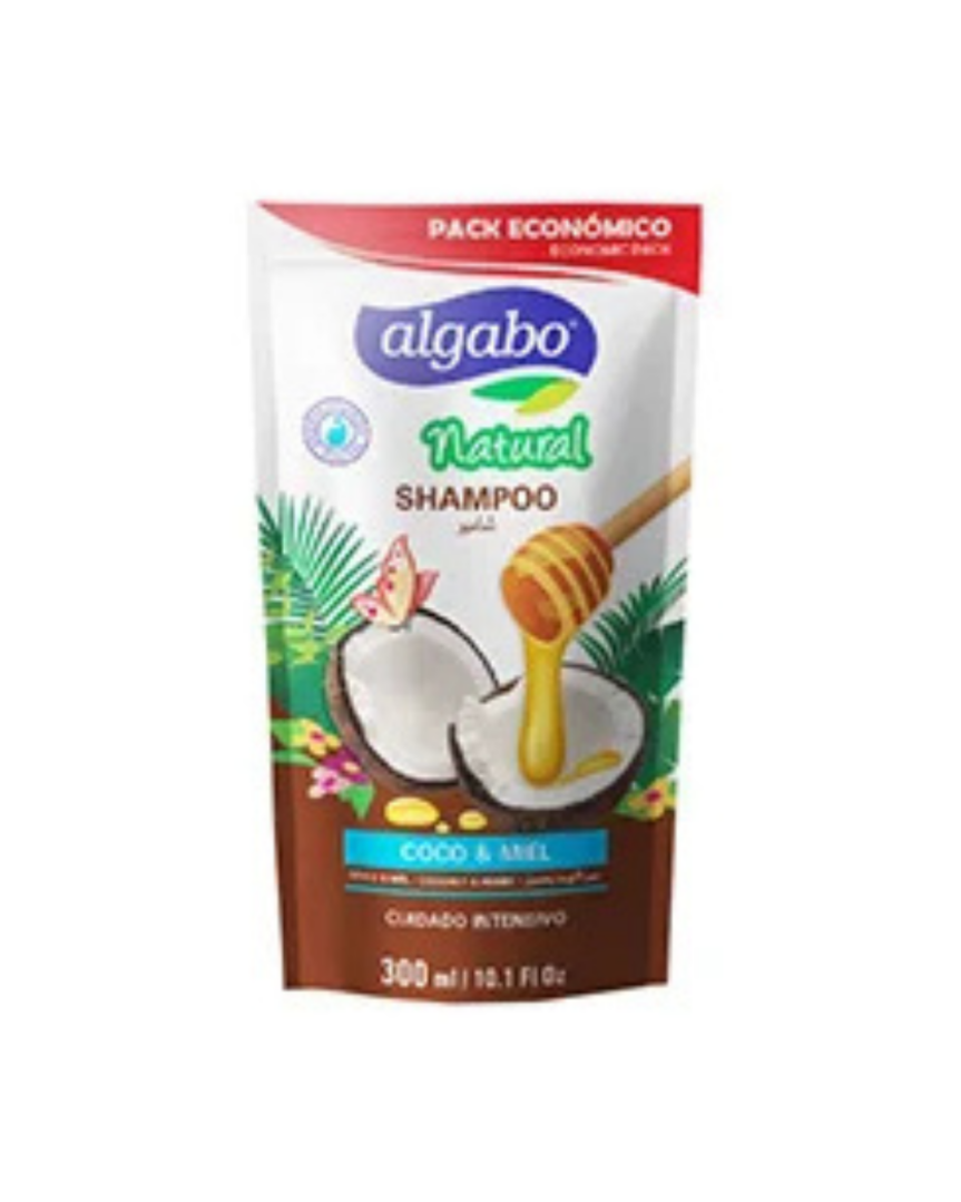 Algabo shampoo coco y miel doypack 300ml