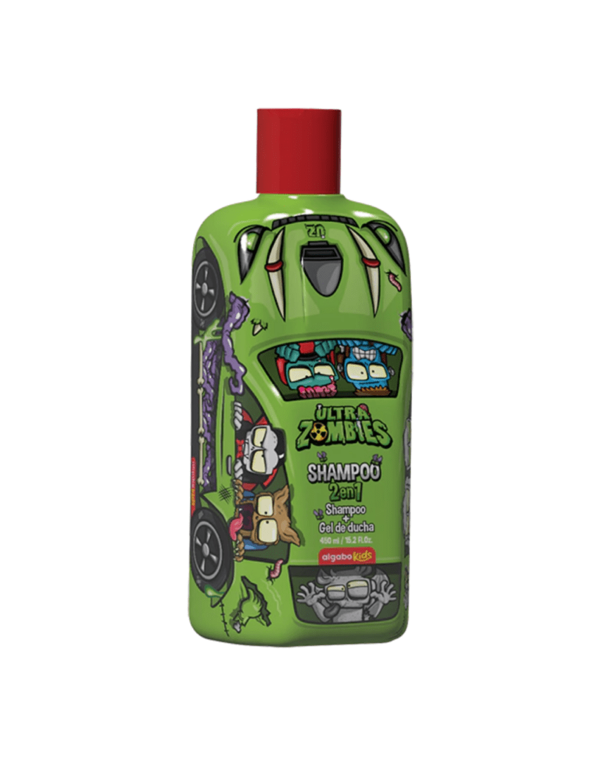 Algabo shampoo + gel de ducha auto zombies 450ml