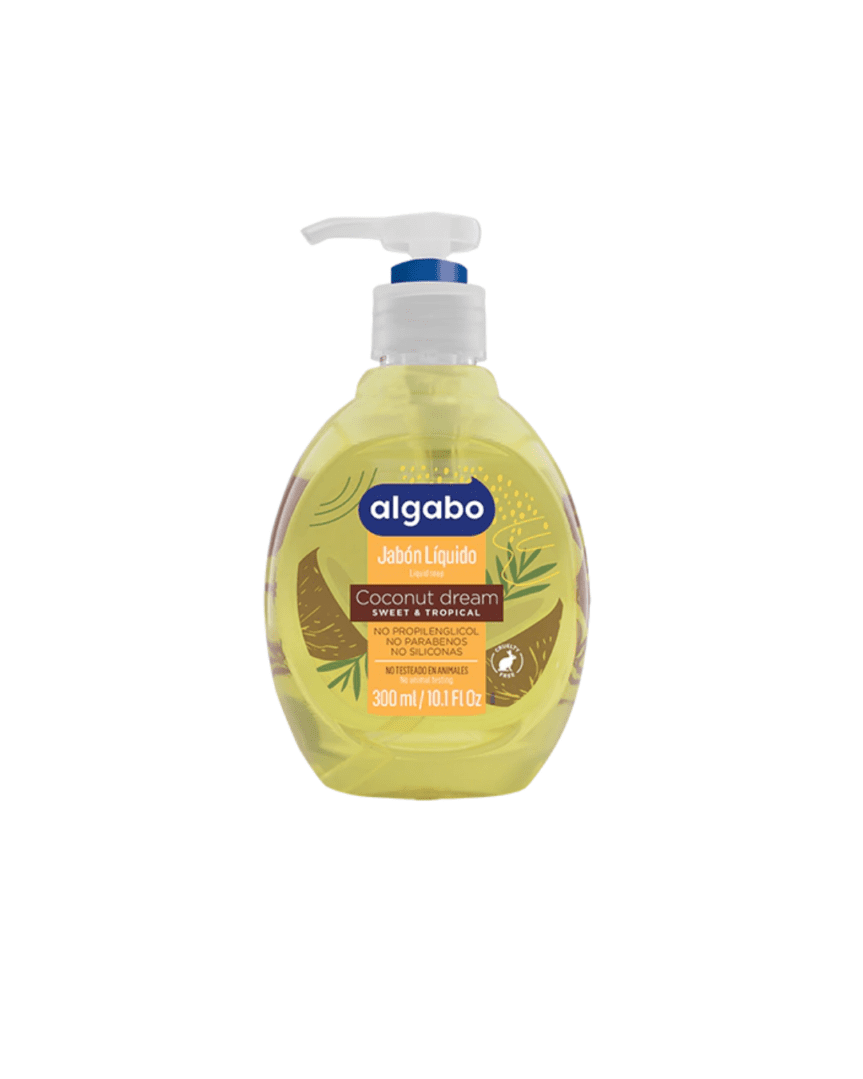 Algabo jabón liquido de coco con válvula 300ml