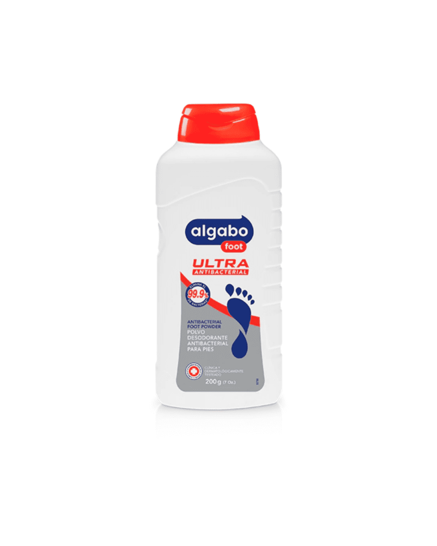 Algabo polvo desodorante para pies antibacterial talquera 2