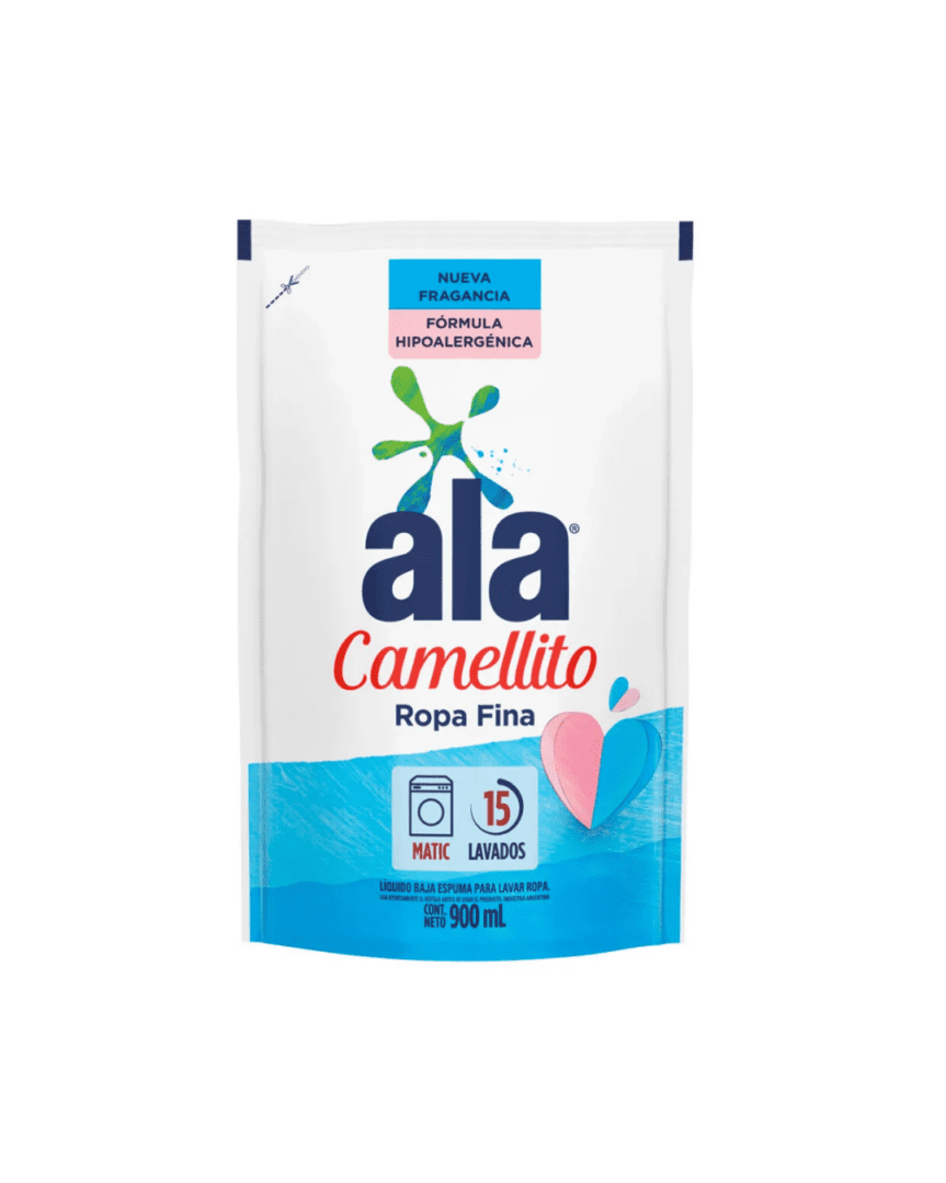 Ala ropa fina camellito baja espuma doypack 900ml
