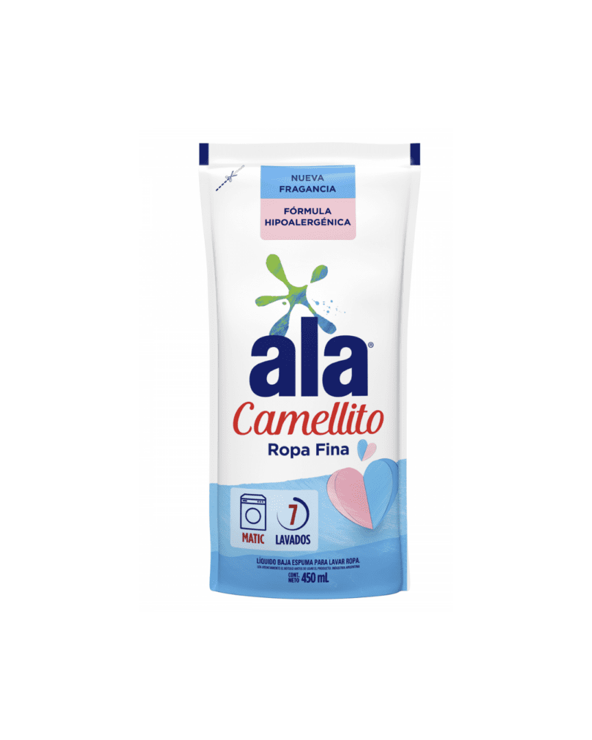 Ala ropa fina camellito baja espuma doypack 450ml