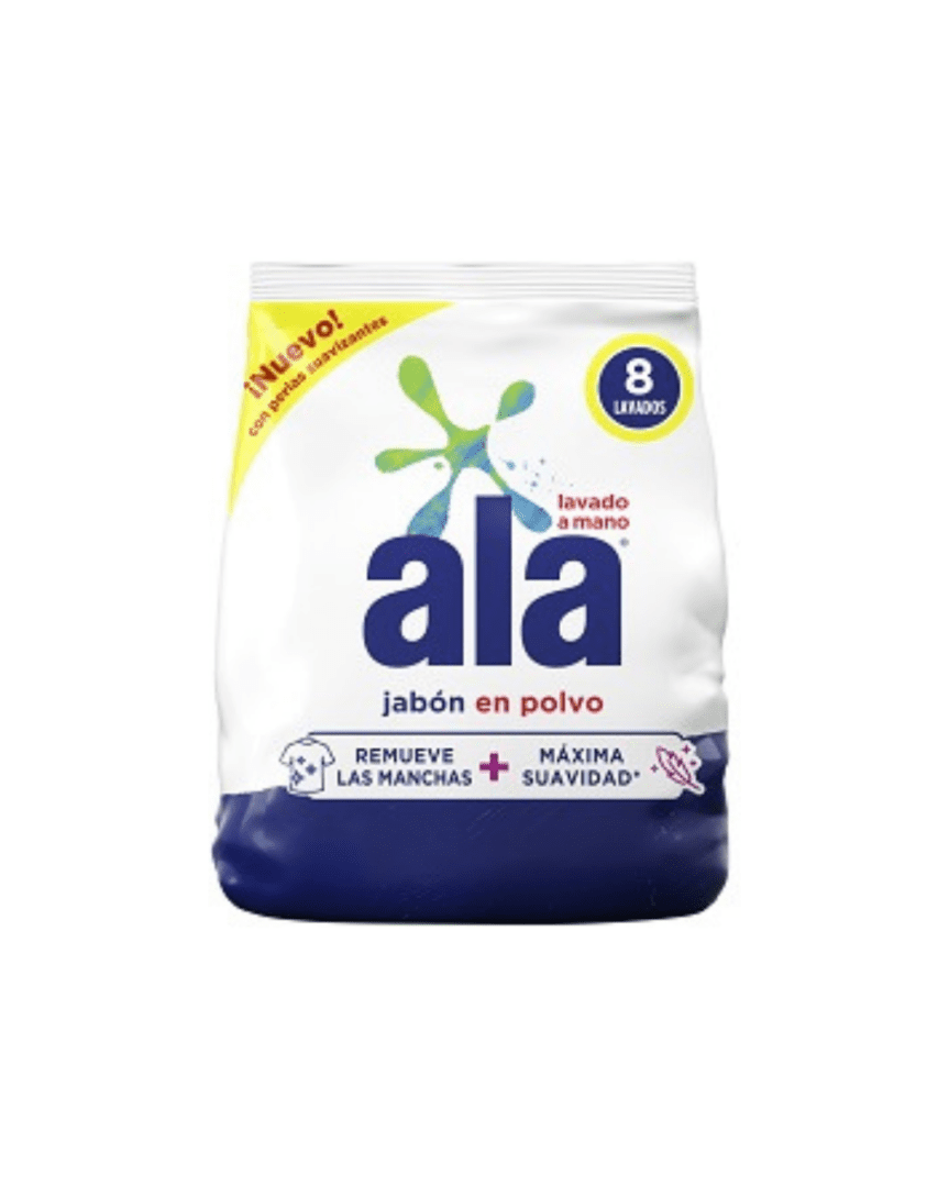 Ala polvo lavado a mano máxima suavidad ecolavado 800gr