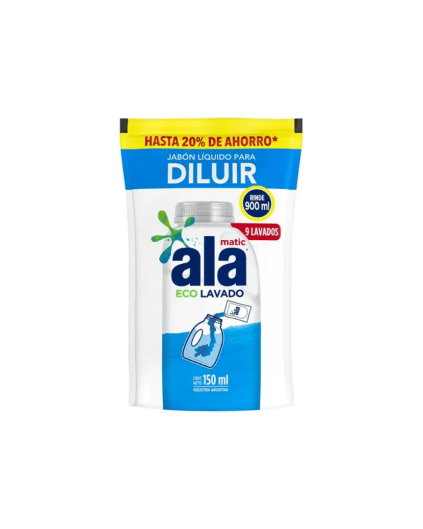 Ala matic jabón liquido para diluir doypack 150ml