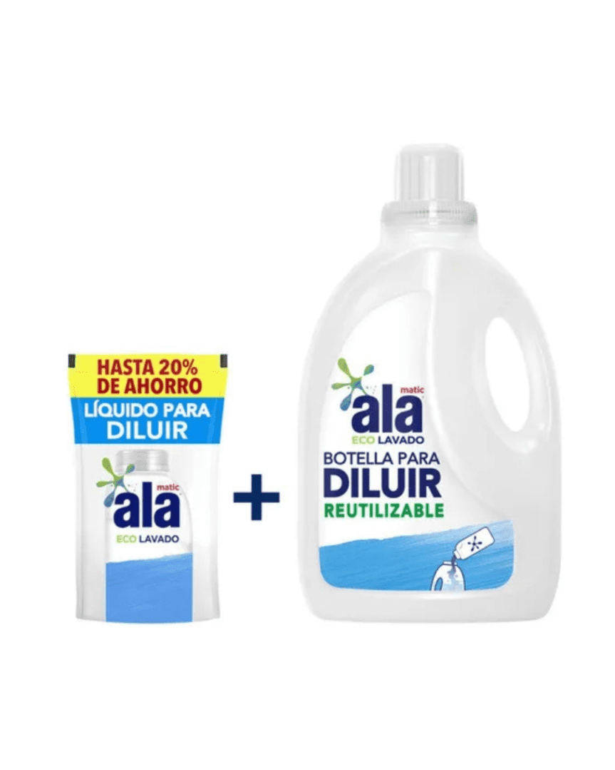 Ala matic jabón liquido para diluir doypack 150ml + botella 1lt