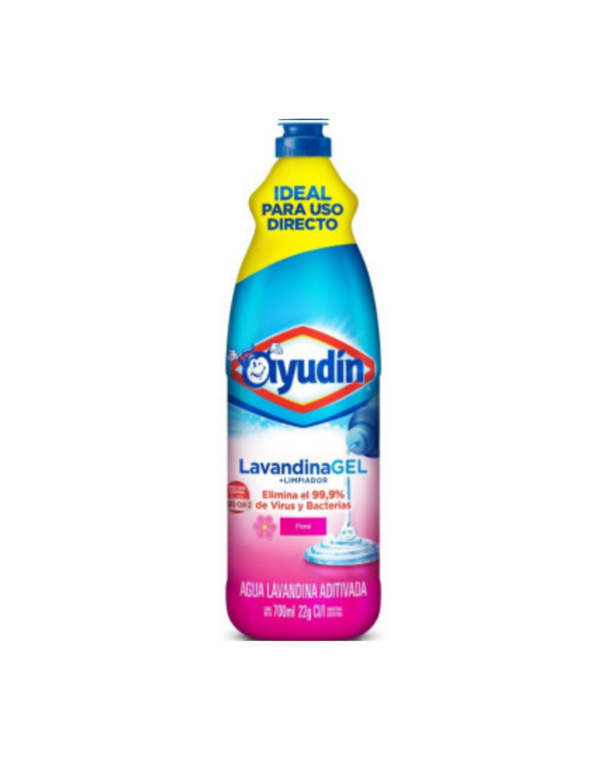 Ayudín lavandina gel floral 700ml