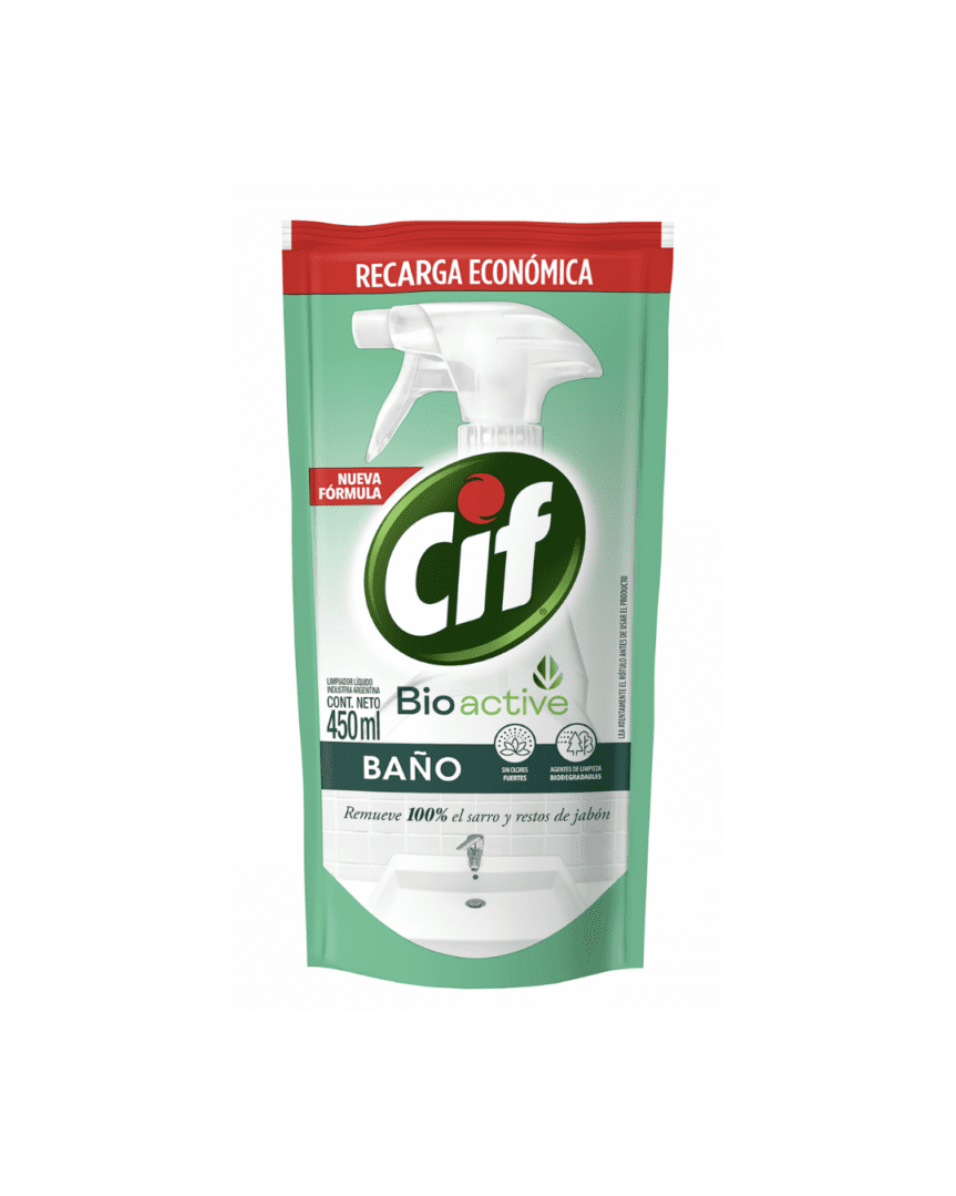 Cif baño bioactive doypack 450ml