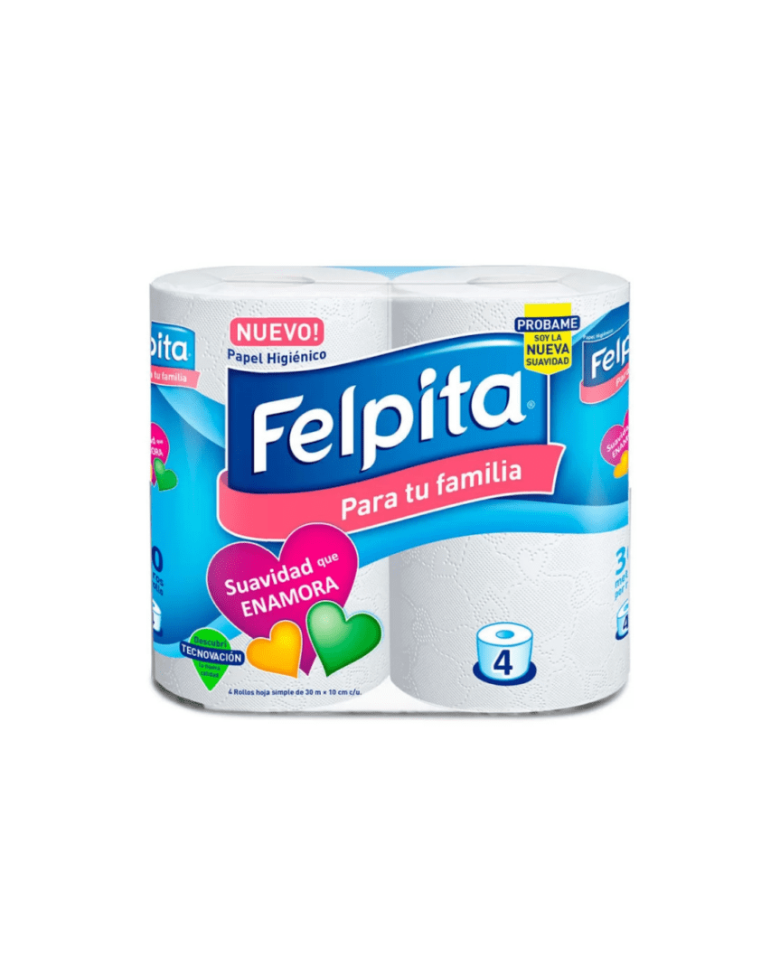 Felpita papel higiénico 4x30mts