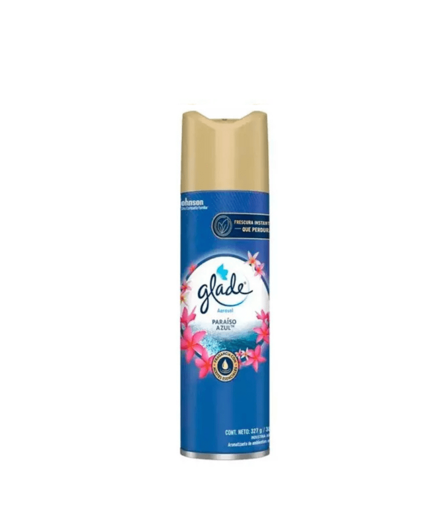 Glade aerosol paraíso azul 360ml