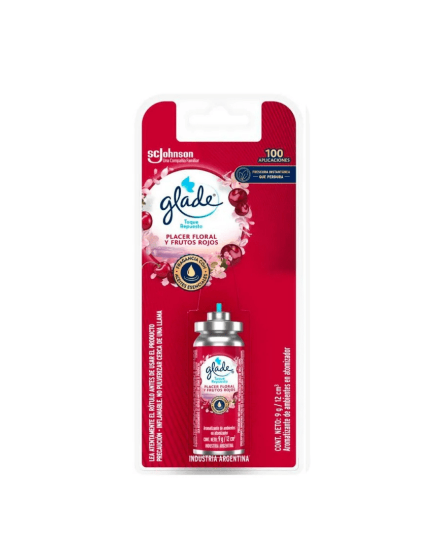 Glade toque repuesto flor y frutos rojos