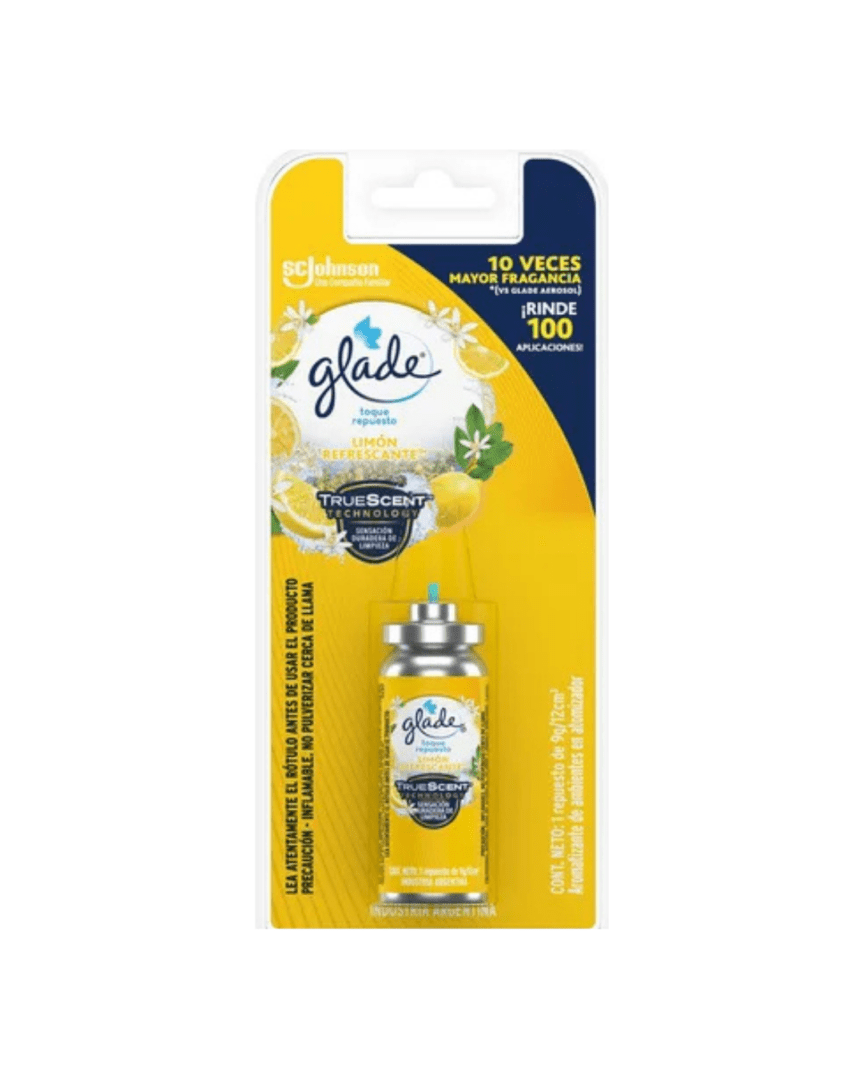 Glade toque repuesto limón