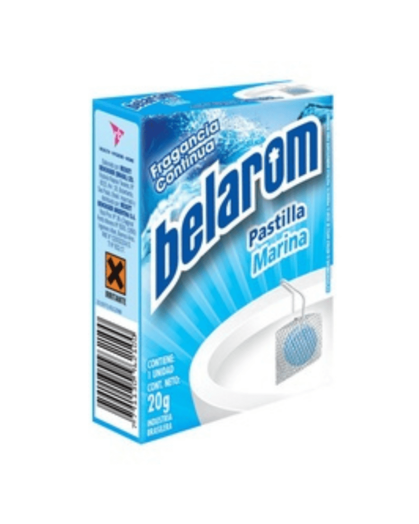 Harpic belarom pastilla para inodoro marina 20gr