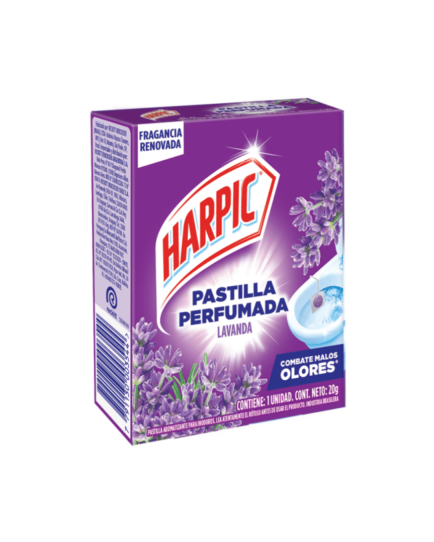 Harpic pastilla inodoro lavanda 20gr