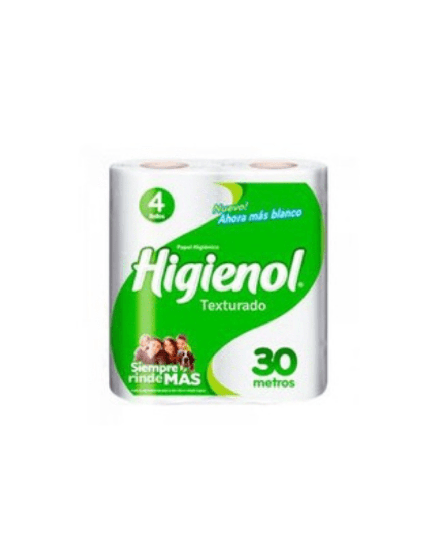 Higienol texturado hoja simple 4x30mts