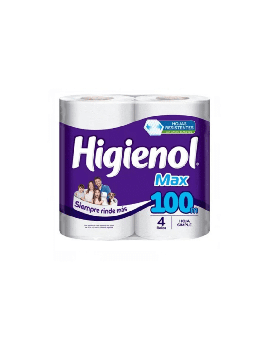 Higienol max manzanilla 4x100