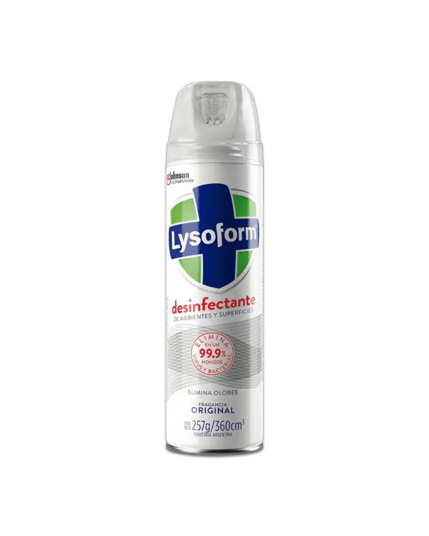 Lysoform aerosol air sanitizante 360ml