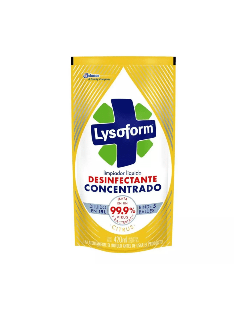 Lysoform limpiador liquido desinfectante cítrica 420ml
