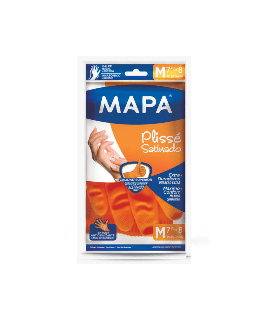 Mapa guantes plisse medianos (M)