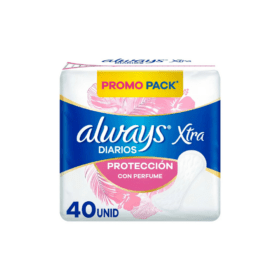 ALWAYS DIARIOS LINERS con PERFUME X40