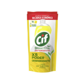 CIF ULTRA LAVAVAJILLA DOY PACK 450ML LIMON