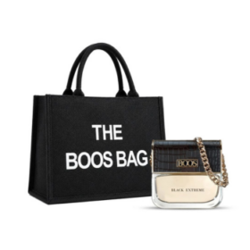 BOOS FOR WOMAN BLACK EXTREME EDP 100ML + TOTE BAG