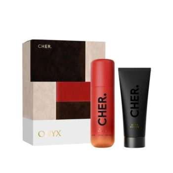 CHER ONYX ROUGE B.SPLASH + B.LOTION MINI COFRE